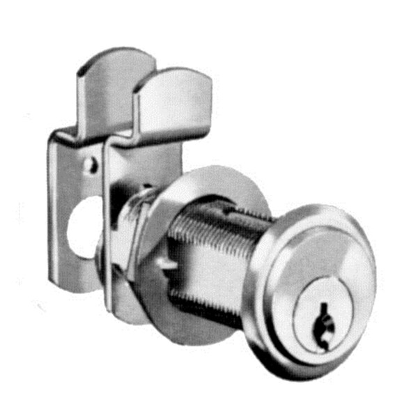 National Lock 1-7-16 In. Cylinder Key 107 Pin Tumbler Locks - Dull Chrome N8106 26D 107 - main